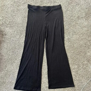 H&M‎ Sheer Beach Swim Coverup Wide Leg Club Boho Flare Pants Lightweight Stretch